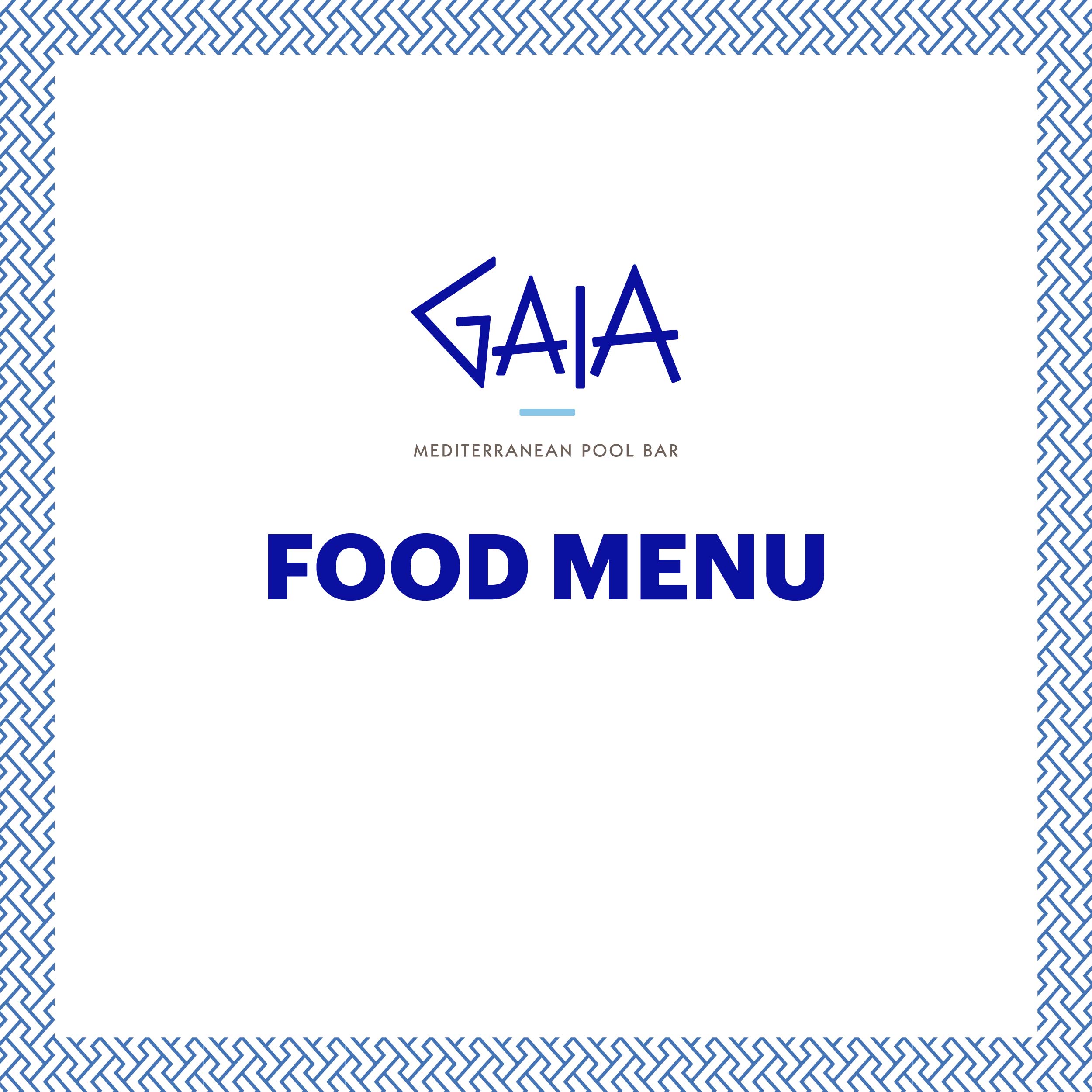Gaia Food Menu